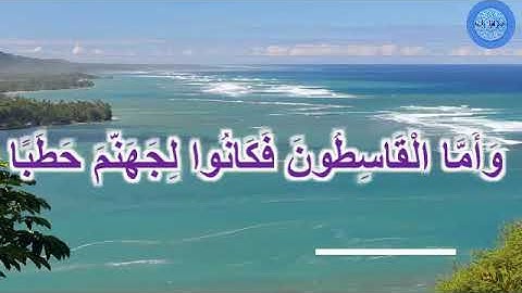 كلمات القرآن الكريم _ الفهم الصحيح (المقسطين _ القاسطون)