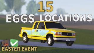 All Eggs Locations for EASTER EVENT in Greenville Roblox