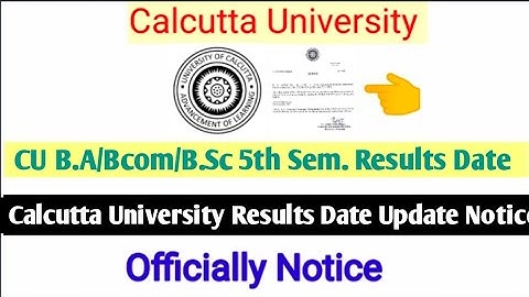5th Sem results date|| Odd Sem Result updates 2023 || CU B.com Result date updates