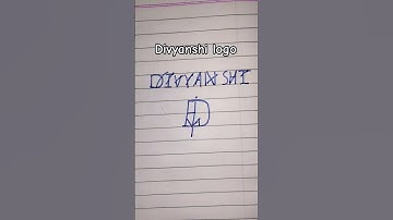 Divyanshi name brand logo design #shorts