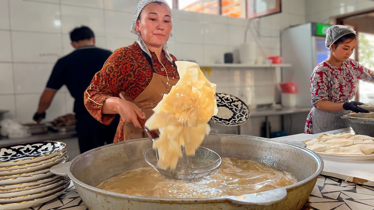 БЕШБАРМАК — КАЗАХСКАЯ  или УЗБЕКСКАЯ НАЦИОНАЛЬНАЯ ЕДА? Тонны МЯСА в одном БЛЮДЕ.