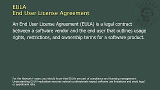 EULA - End User License Agreement - Network+