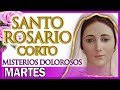 Santo Rosario Corto de Hoy Martes 🌸 Misterios Dolorosos 🌻 Rosario a Santa Virgen María