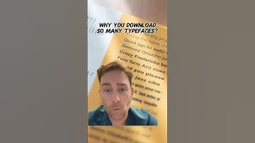 Why you download so many fonts (typefaces)? #designer #font #typeface