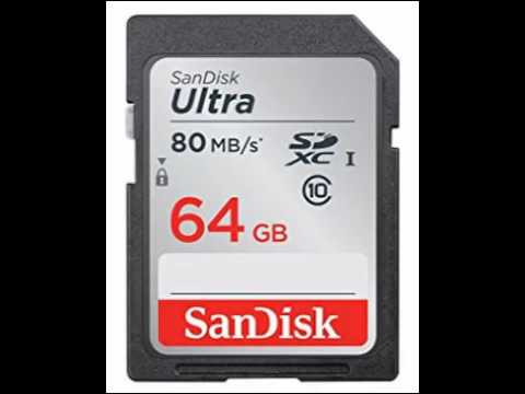SanDisk SDSDUNC 064G GZFIN Ultra Tarjeta de memoria SDXC de 64 GB hasta 80 MB s Clase 10 FFP