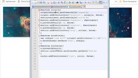 Api drag and drop para arrastrar y soltar
