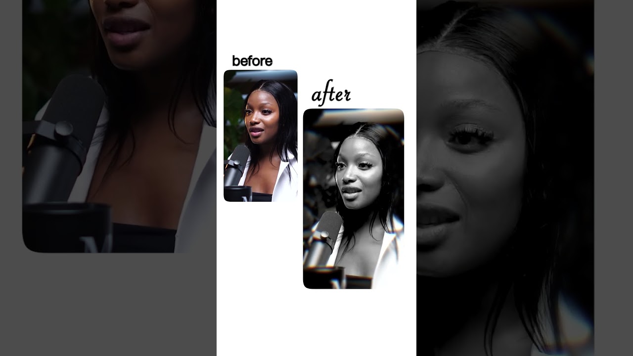 Before and After. #podcast #videoediting