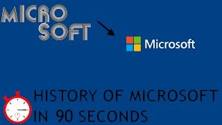 The History of Microsoft In 90 Seconds