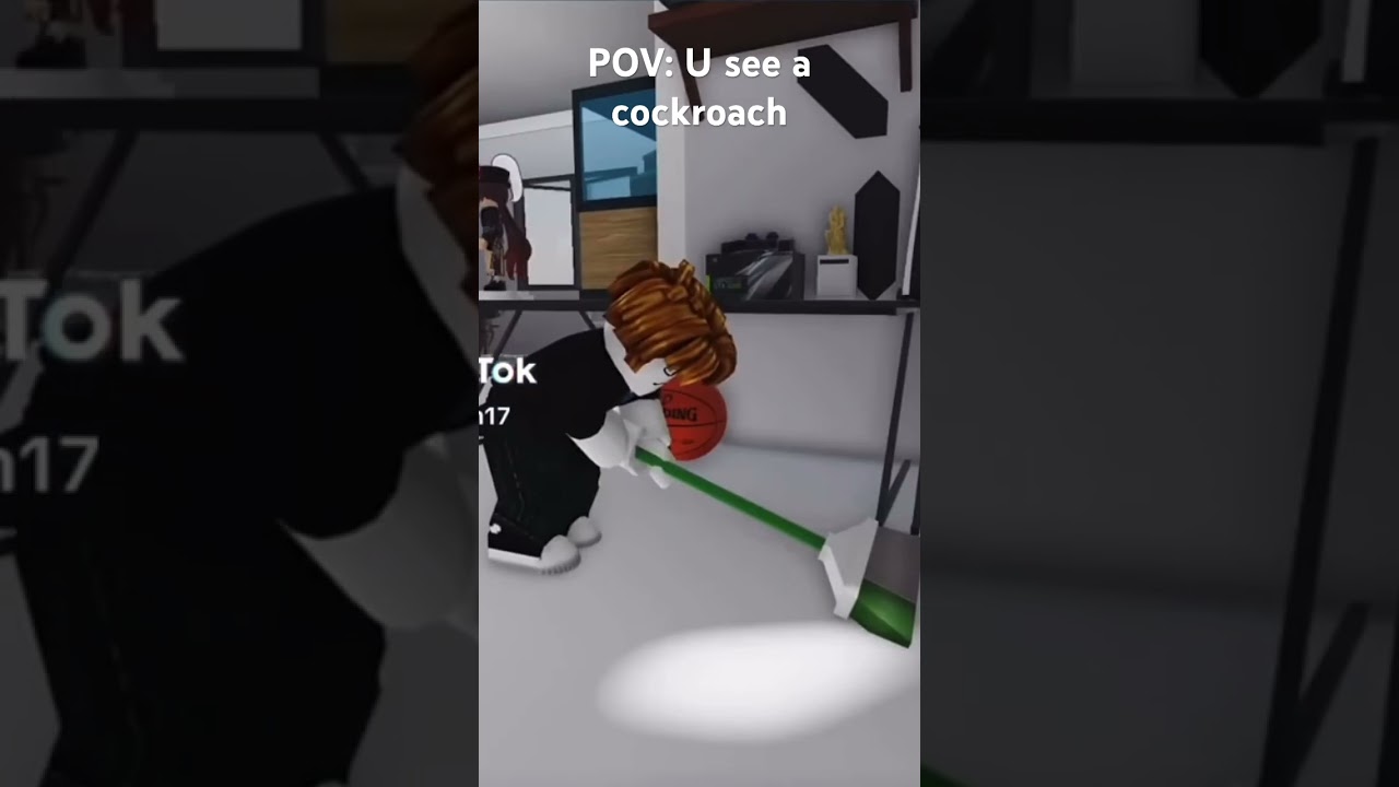 POV: U see a cockroach