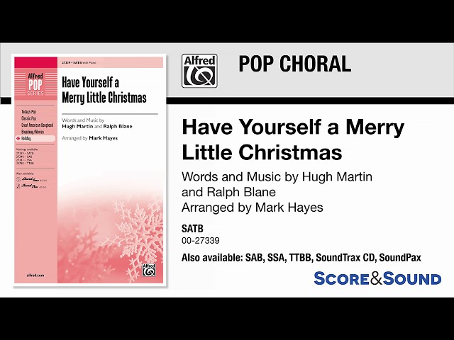 The Christmas Chorus - Have Yourself a Merry Little Christmas