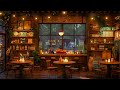 No Ads Rainy Day At Cozy Coffee Shop With Smooth Jazz Music And Rain Sounds For Stress Relief