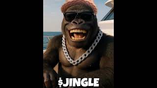 Solanagorilla Jingle Vibing On His Own Yacht - Jingle Memecoin All Day, Son