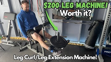 Home Gym Leg Curl/Leg Extension Machine!