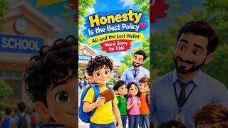 Part-3: Honesty Is the Best Policy ❤️ | Ali and the Lost Wallet | Moral Story for Kids