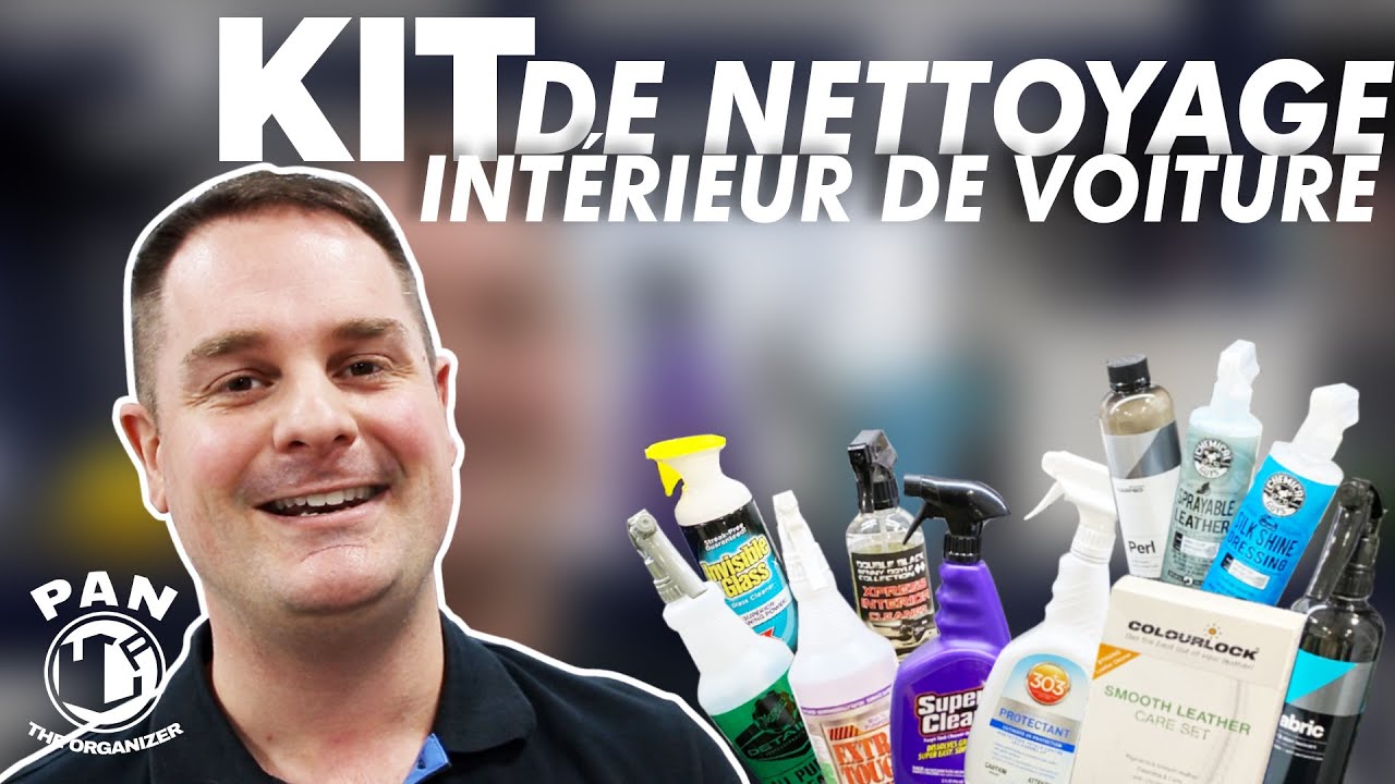 Kit de nettoyage intérieur de voitures pour débutants! 