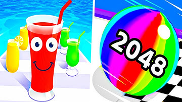 Juice Run | BallRun 2048 - All Level Gameplay Android,iOS - NEW APK MEGA UPDATE KIDS GAMING VIDEO