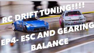 TUNING GUIDE FOR RC DRIFT!!! EP-4 Balance ( esc/motor/ gearing)