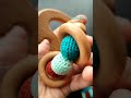 Nursing Necklace and Teether Toy &quot;Turquoise Mosaic Elephant&quot; // Набор &quot;Бирюзовая Мозаика Слоник&quot;