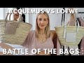 RAFFIA DESIGNER HANDBAGS |  Loewe Basket Bag Medium Vs Jacquemus Le Panier Soleil Straw Tote Bag