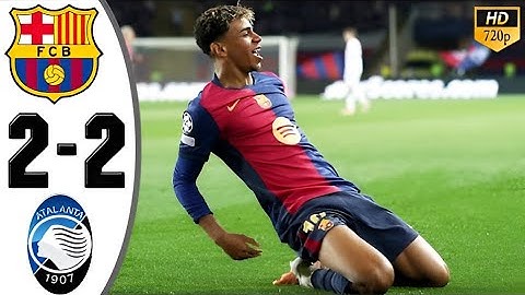 Barcelona vs Atalanta 2-2 Highlights | Champions League