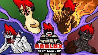 Roblox : SCP: Area - 02 👥 เมื่อฉันกลายเป็น SCP ออกล้างแค้นผู้คน (ชายขี้อาย,มนุษย์ไฟ,ชายแก่)