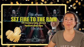 Putri Ariani |  SET FIRE TO THE RAIN Live Performance - Adele Cover | REACTION 🥰