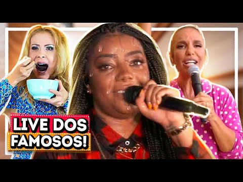 MOMENTOS ICÔNICOS E ENGRAÇADOS DAS LIVES DOS FAMOSOS | Diva Depressão