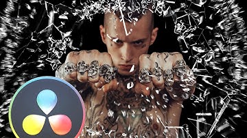 FREE Glass breaking transitions - DaVinci Resolve