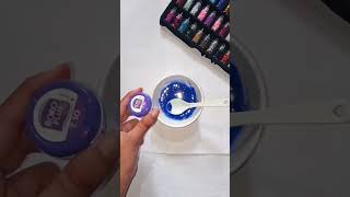 making blue colour slime with fevi gum without borax and activator 💙#viral #trending #shortsfeed