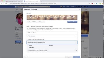 Adding a Facebook Donate Button Video