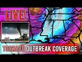 LIVE - MAJOR Tornado Outbreak Coverage - Very Large Tornadoes Possible - Live Weather Channel