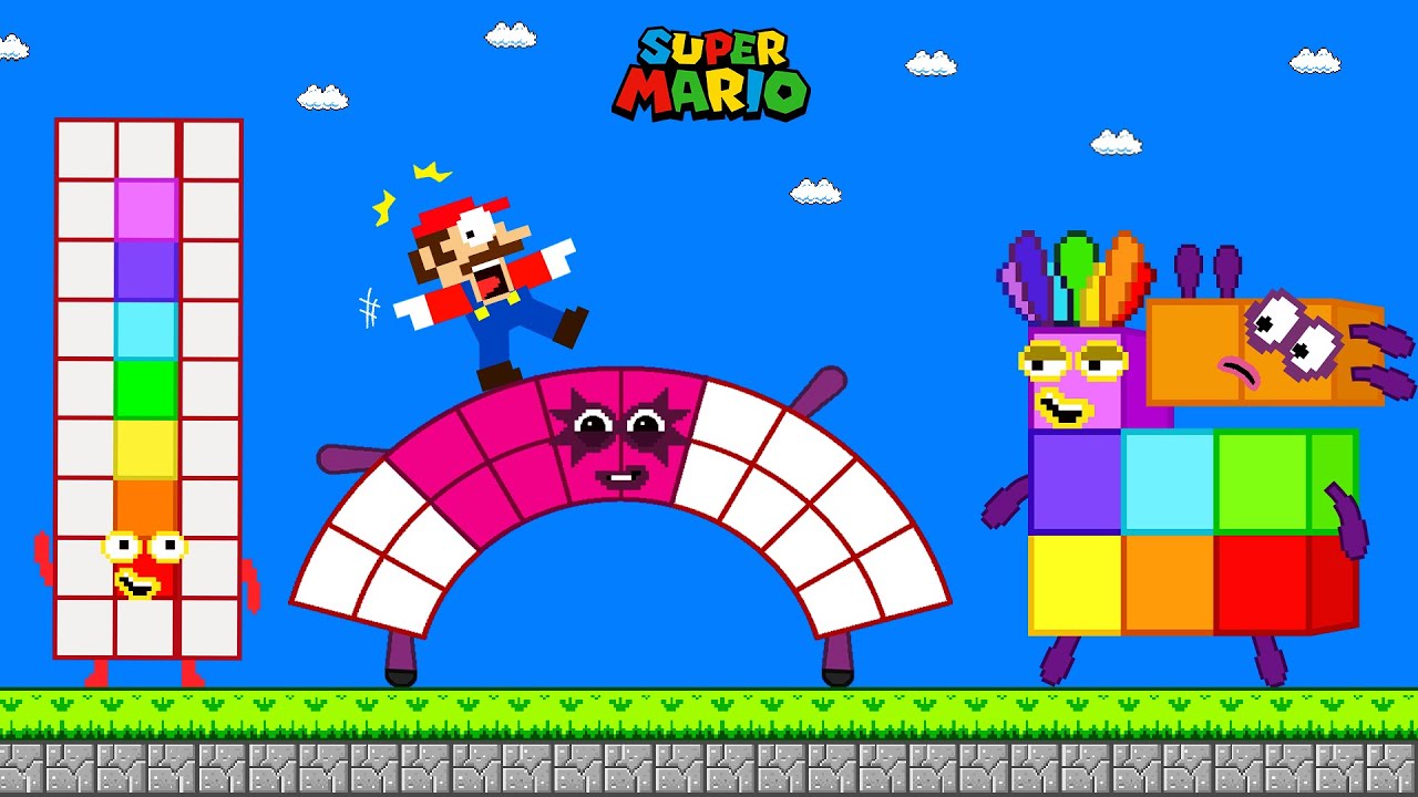 Odd Block Club - Mario vs Weird Funny Number in Maze Mayhem Calamity | GM Stories