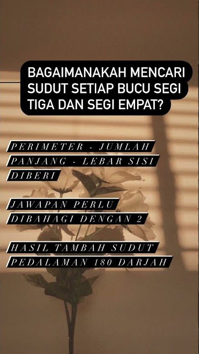 MATEMATIK TING.3 BAB 7 :PELAN DAN DONGAKAN ‘DREAM HOUSE’