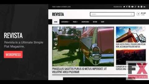 Preview Revista - Ultimate Flat Magazine WordPress Theme