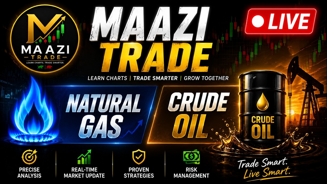 🔴 LIVE | Natural Gas & Crude Oil Analysis | Maazi Trade /Day01
