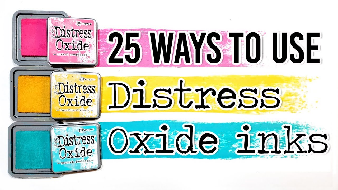 25 Distress Oxide Ink Techniques - Mixed Media Art Journal 