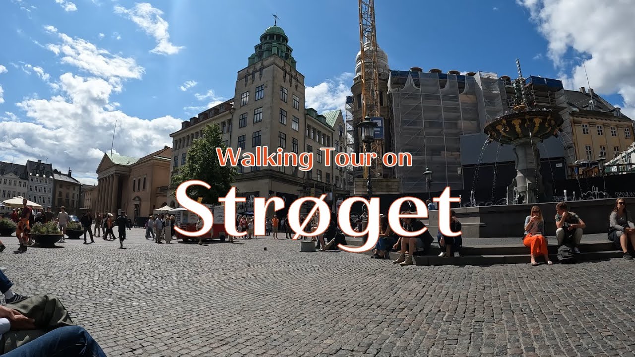 Walking tour on Strøget in Copenhagen, Denmark - YouTube