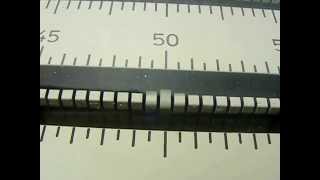 Vibrating reed frequency meter 20-100Hz 50-500V