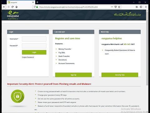 how to use telenor easypaisa retailer web ٹیلی نار رٹیلر