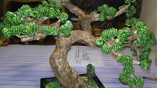 БОНСАЙ ИЗ БИСЕРА своими руками. Бисероплетение. Bonsai(Мастер-класс о том как сделать 