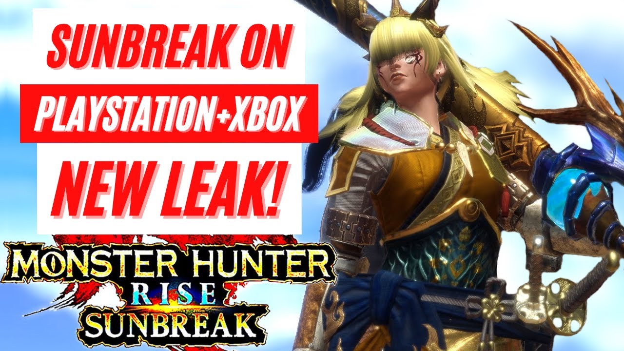 Monster Hunter Rise & Sunbreak Coming to XBOX & PLAYSTATIONBut Still No  Crossplay 