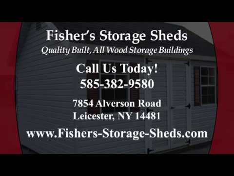 Fishers Storage Sheds | Leicester NY Storage Sheds - YouTube