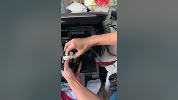 របៀបដោះស្រាយបញ្ហាពេលម៉ាស៊ីន Canon អត់ប៉ឺតទឹកថ្នាំ​ ឫក៏ទឹកថ្នាំដាច់ពីទុយយោល