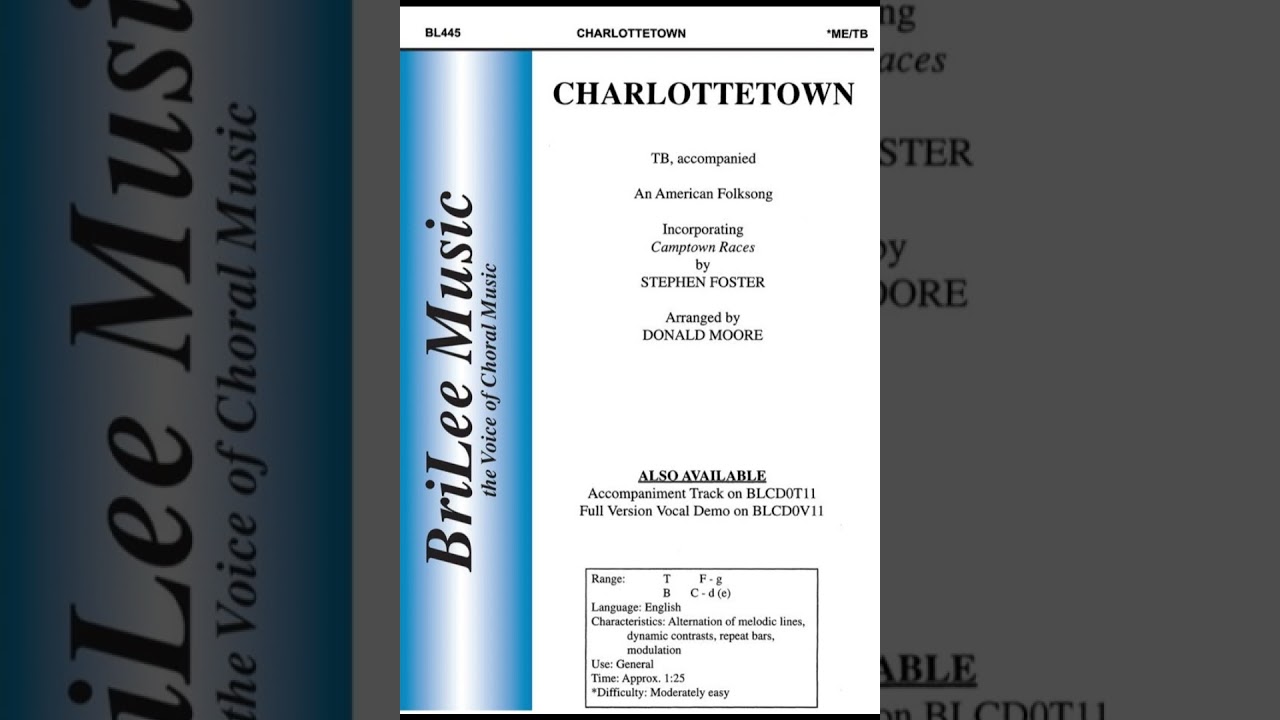 Charlottetown Accompaniment Track - arr. by Donald Moore (preview) 