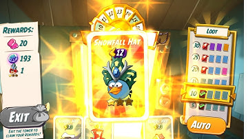 Tower of fortune new snowfall hat set first look | angry birds 2 ab2 