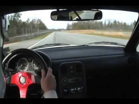 Mark Hicks driving my Miata around Road Atlanta