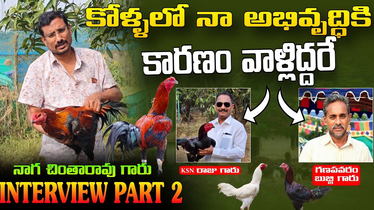 నేను ఈ స్థాయి లో ఉండడానికి కారణం ఆ ఇద్దరే @నాగచింతారావు గారు పార్ట్.2