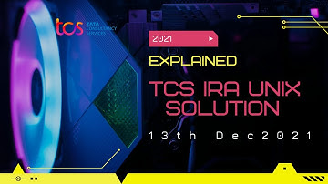 FULL EXPLAINATION|TCS IRA UNIX 13TH DEC SOL |TCS CPA TCS IRA 29TH NOV SOLUTION|PRA UNIX SOL|OPA SBQ