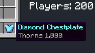 Minecraft UHC but everyone has THORNS 1,000 armor...