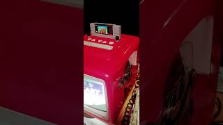 TV 10 polegadas Semp, com AV e um super Nintendo embutido, perfeito para retro games.